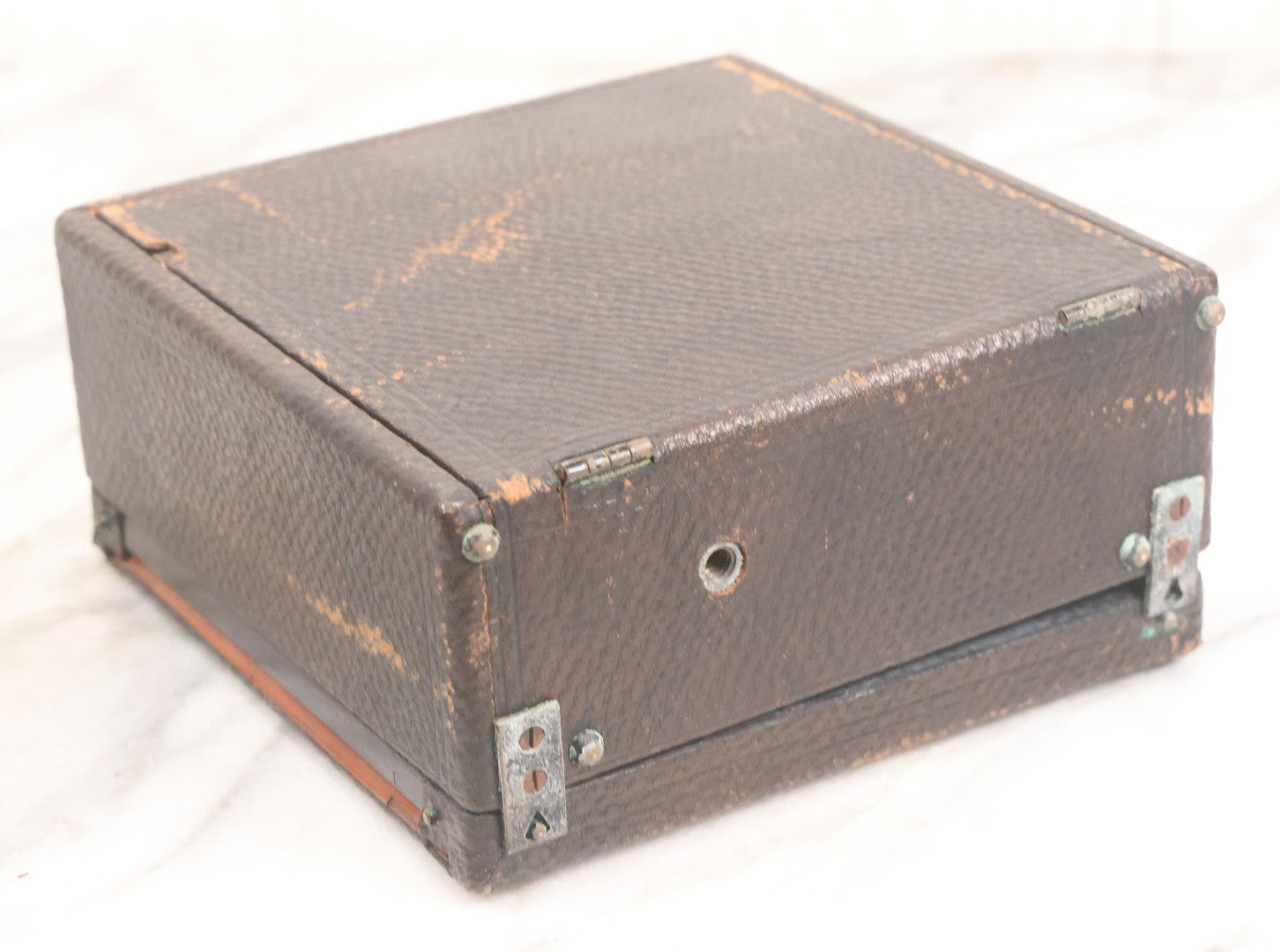 Lot 003 - Antique Cycle Poco No. 5 Folding Camera By Rochester Optical & Camera Co. With Bausch & Lomb Unicum Lens, With Three Matching Plate Holders And Original Case, Circa 1890s