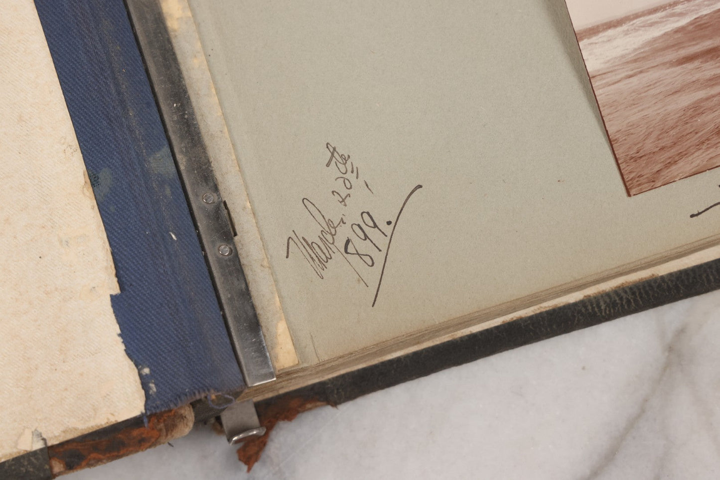 Lot 004 - Antique Snapshot Photo Album Containing 175+ Photographs Documenting A Tour Of The Mediterranean, Spring 1899, Including Photos Aboard The S.S. Aller (German), In And Around Italy, Monte Carlo, France, And Spain