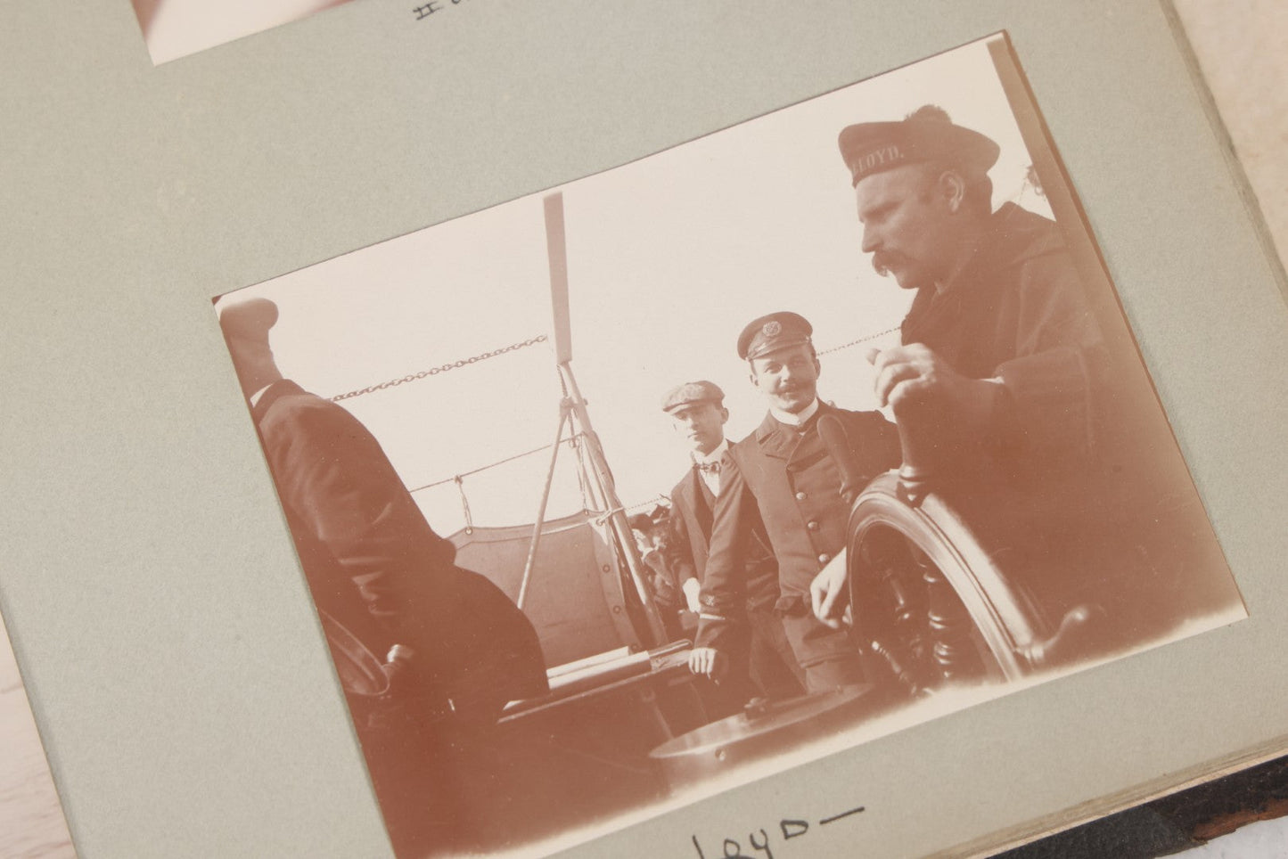 Lot 004 - Antique Snapshot Photo Album Containing 175+ Photographs Documenting A Tour Of The Mediterranean, Spring 1899, Including Photos Aboard The S.S. Aller (German), In And Around Italy, Monte Carlo, France, And Spain