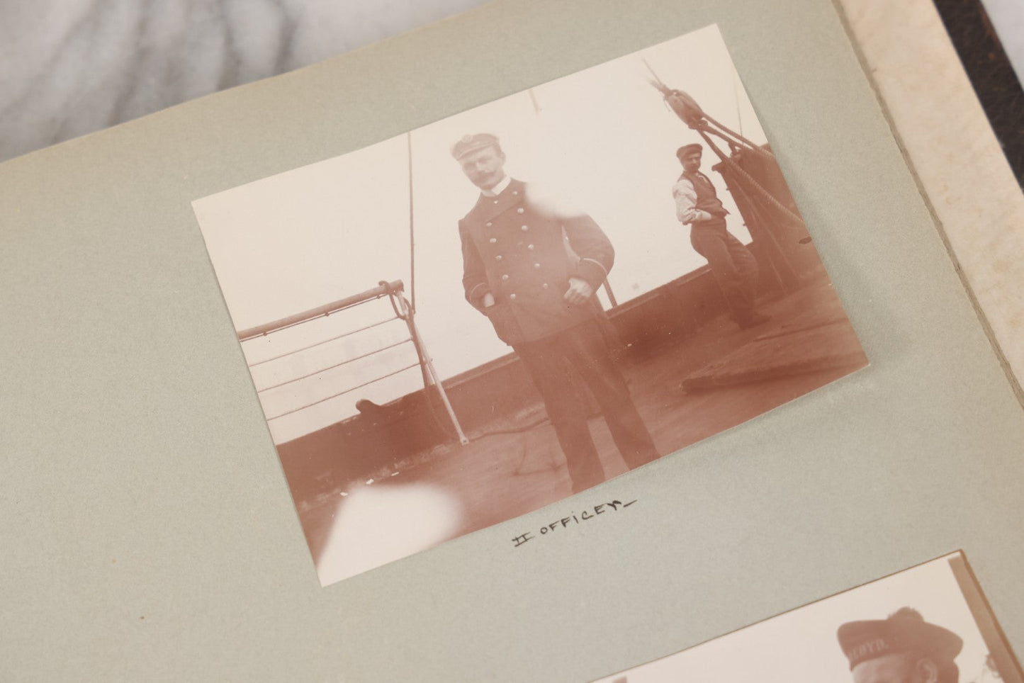 Lot 004 - Antique Snapshot Photo Album Containing 175+ Photographs Documenting A Tour Of The Mediterranean, Spring 1899, Including Photos Aboard The S.S. Aller (German), In And Around Italy, Monte Carlo, France, And Spain