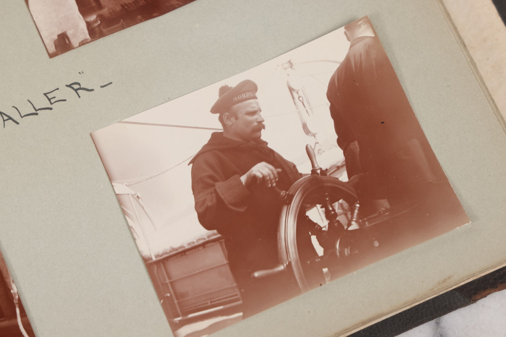 Lot 004 - Antique Snapshot Photo Album Containing 175+ Photographs Documenting A Tour Of The Mediterranean, Spring 1899, Including Photos Aboard The S.S. Aller (German), In And Around Italy, Monte Carlo, France, And Spain