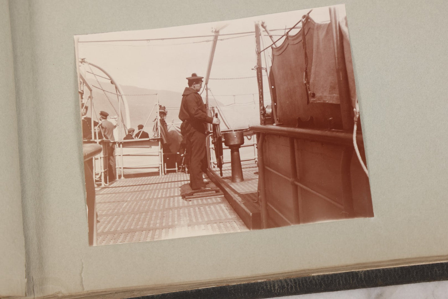 Lot 004 - Antique Snapshot Photo Album Containing 175+ Photographs Documenting A Tour Of The Mediterranean, Spring 1899, Including Photos Aboard The S.S. Aller (German), In And Around Italy, Monte Carlo, France, And Spain