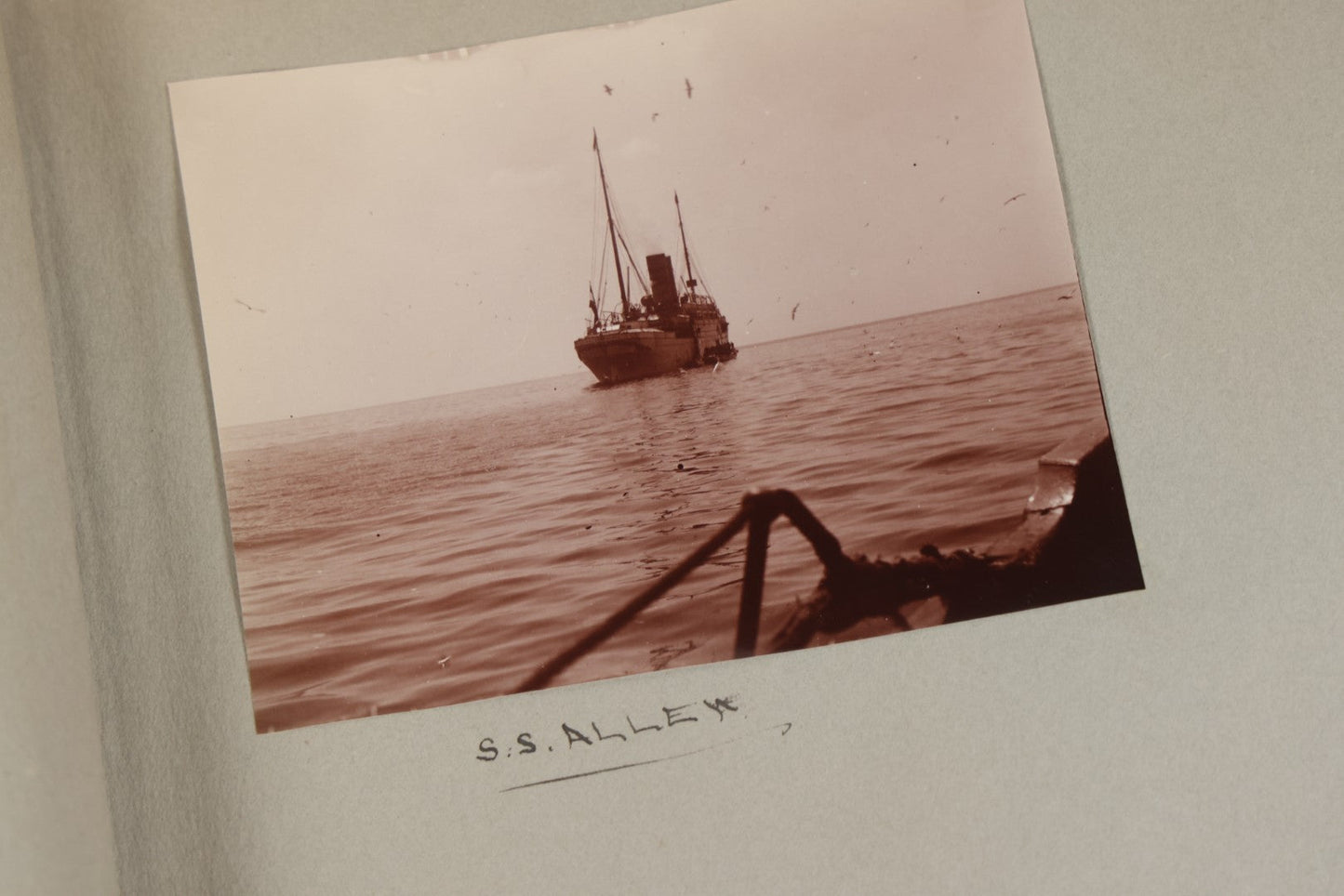 Lot 004 - Antique Snapshot Photo Album Containing 175+ Photographs Documenting A Tour Of The Mediterranean, Spring 1899, Including Photos Aboard The S.S. Aller (German), In And Around Italy, Monte Carlo, France, And Spain