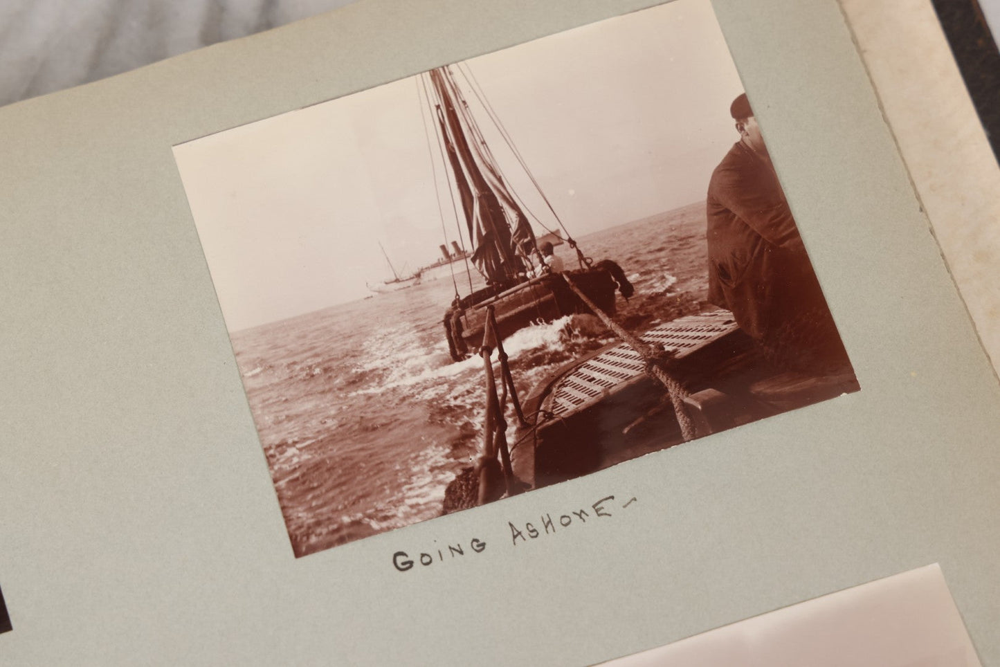 Lot 004 - Antique Snapshot Photo Album Containing 175+ Photographs Documenting A Tour Of The Mediterranean, Spring 1899, Including Photos Aboard The S.S. Aller (German), In And Around Italy, Monte Carlo, France, And Spain
