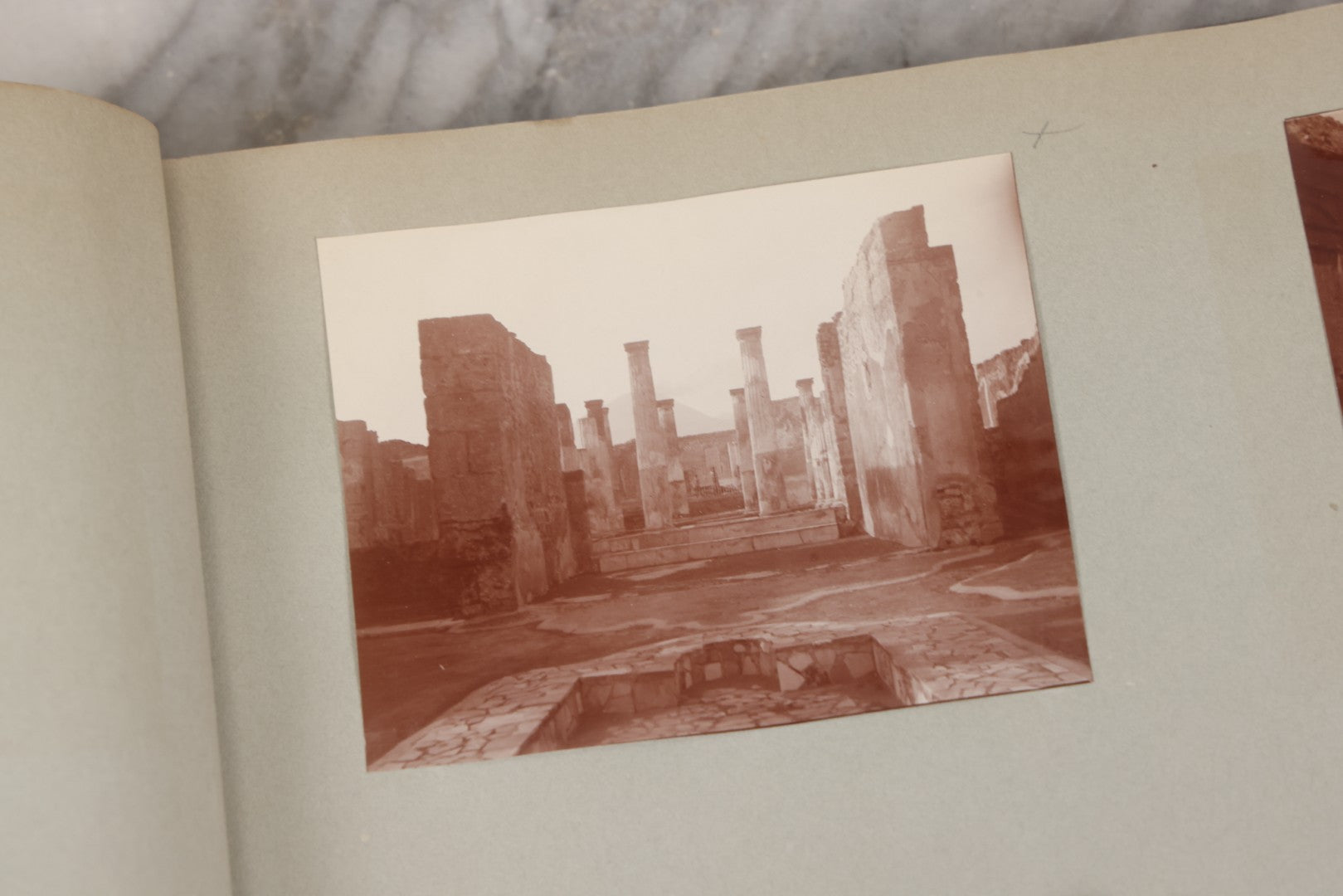 Lot 004 - Antique Snapshot Photo Album Containing 175+ Photographs Documenting A Tour Of The Mediterranean, Spring 1899, Including Photos Aboard The S.S. Aller (German), In And Around Italy, Monte Carlo, France, And Spain