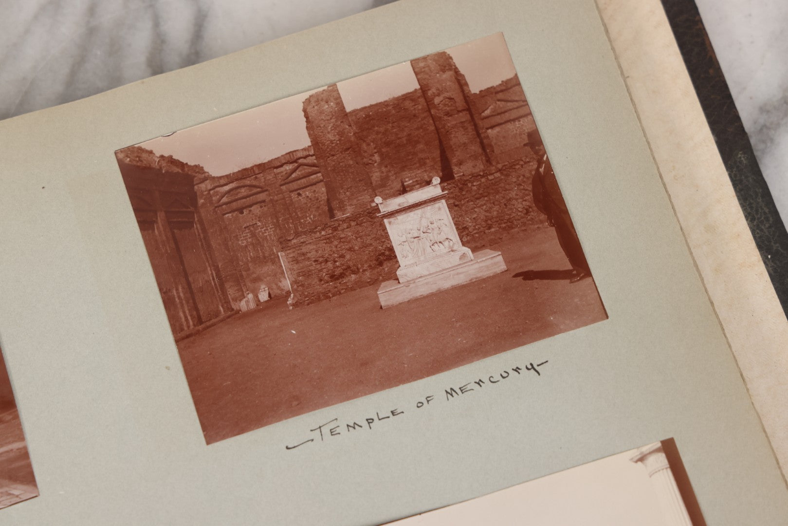 Lot 004 - Antique Snapshot Photo Album Containing 175+ Photographs Documenting A Tour Of The Mediterranean, Spring 1899, Including Photos Aboard The S.S. Aller (German), In And Around Italy, Monte Carlo, France, And Spain