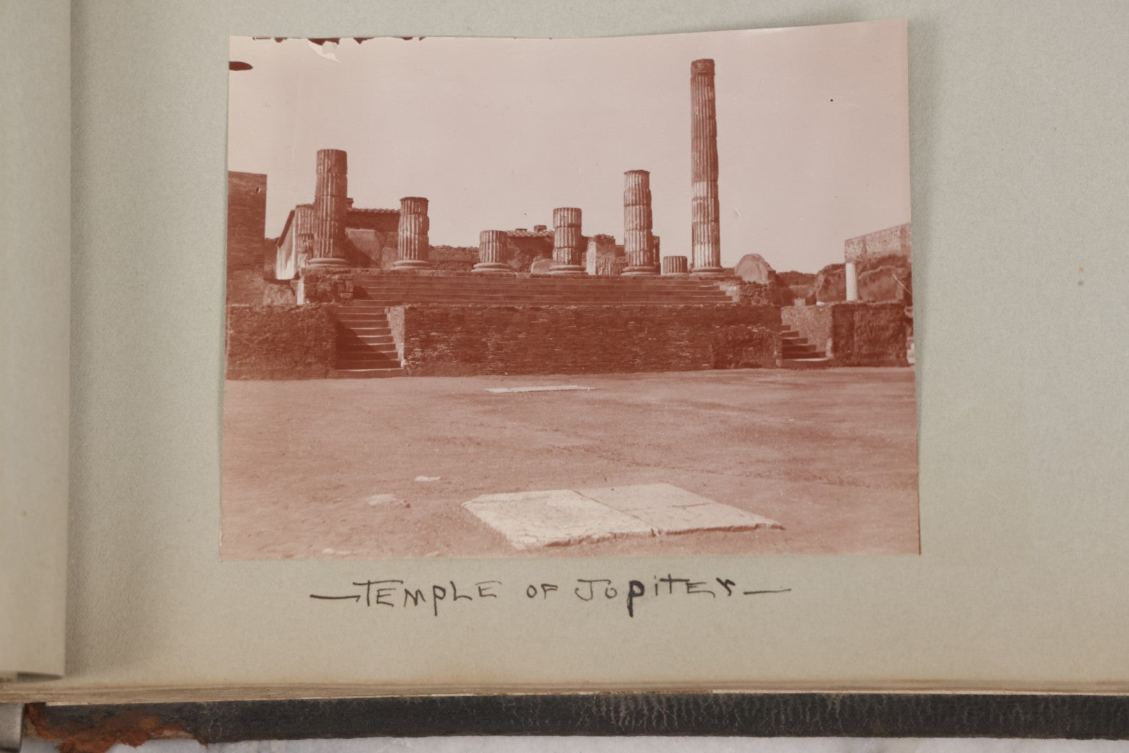 Lot 004 - Antique Snapshot Photo Album Containing 175+ Photographs Documenting A Tour Of The Mediterranean, Spring 1899, Including Photos Aboard The S.S. Aller (German), In And Around Italy, Monte Carlo, France, And Spain