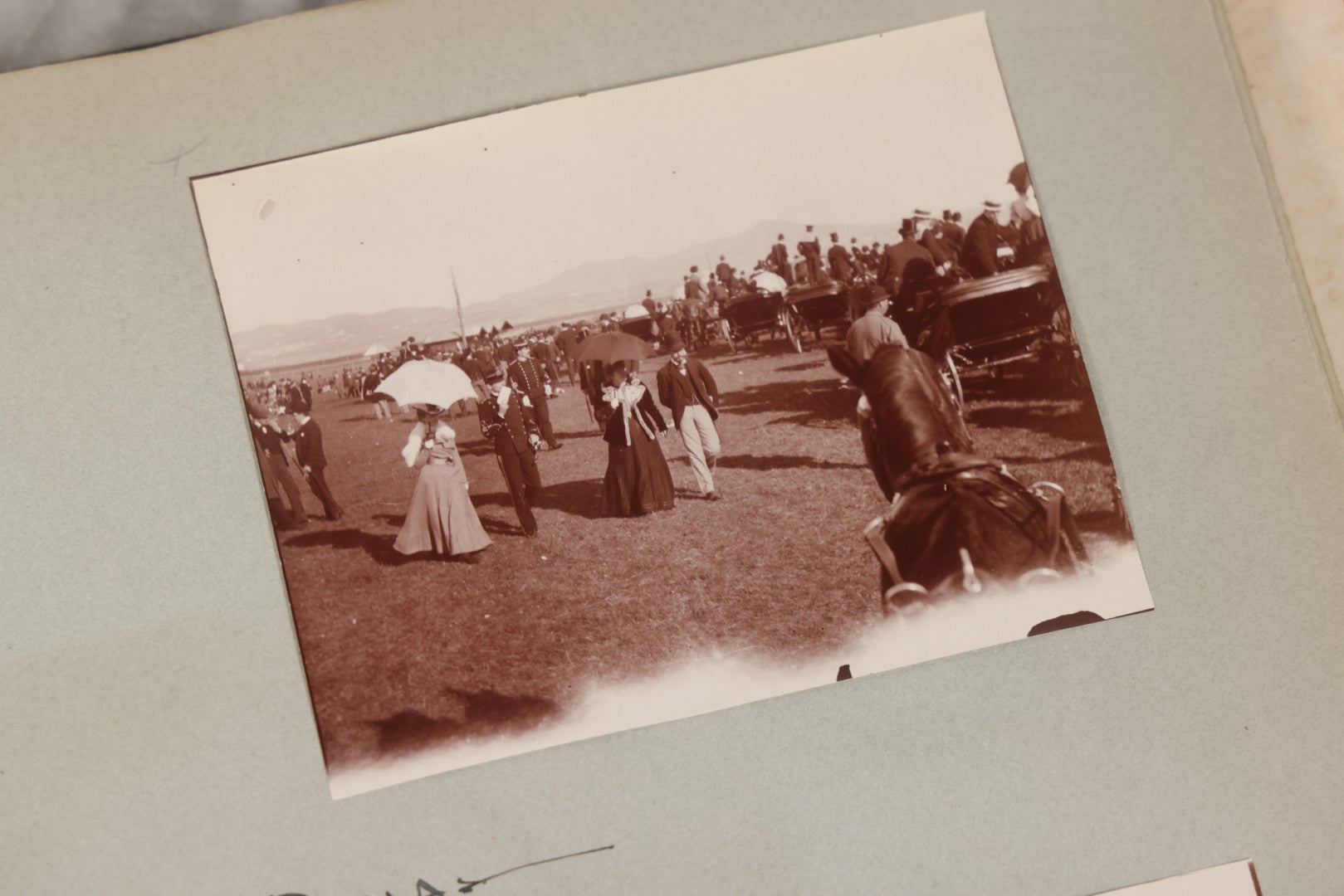 Lot 004 - Antique Snapshot Photo Album Containing 175+ Photographs Documenting A Tour Of The Mediterranean, Spring 1899, Including Photos Aboard The S.S. Aller (German), In And Around Italy, Monte Carlo, France, And Spain