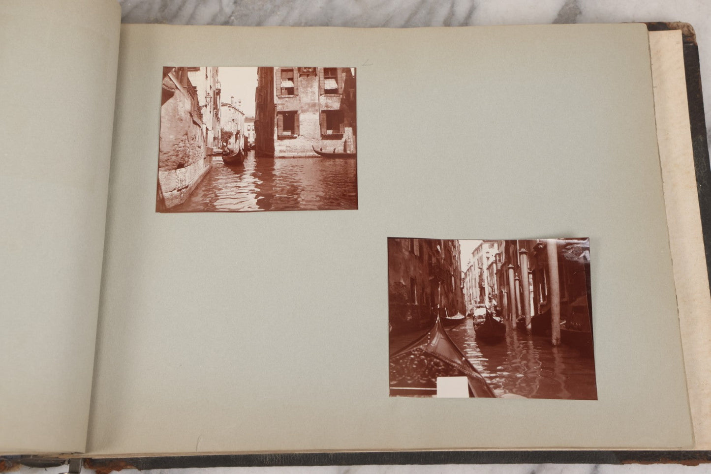 Lot 004 - Antique Snapshot Photo Album Containing 175+ Photographs Documenting A Tour Of The Mediterranean, Spring 1899, Including Photos Aboard The S.S. Aller (German), In And Around Italy, Monte Carlo, France, And Spain