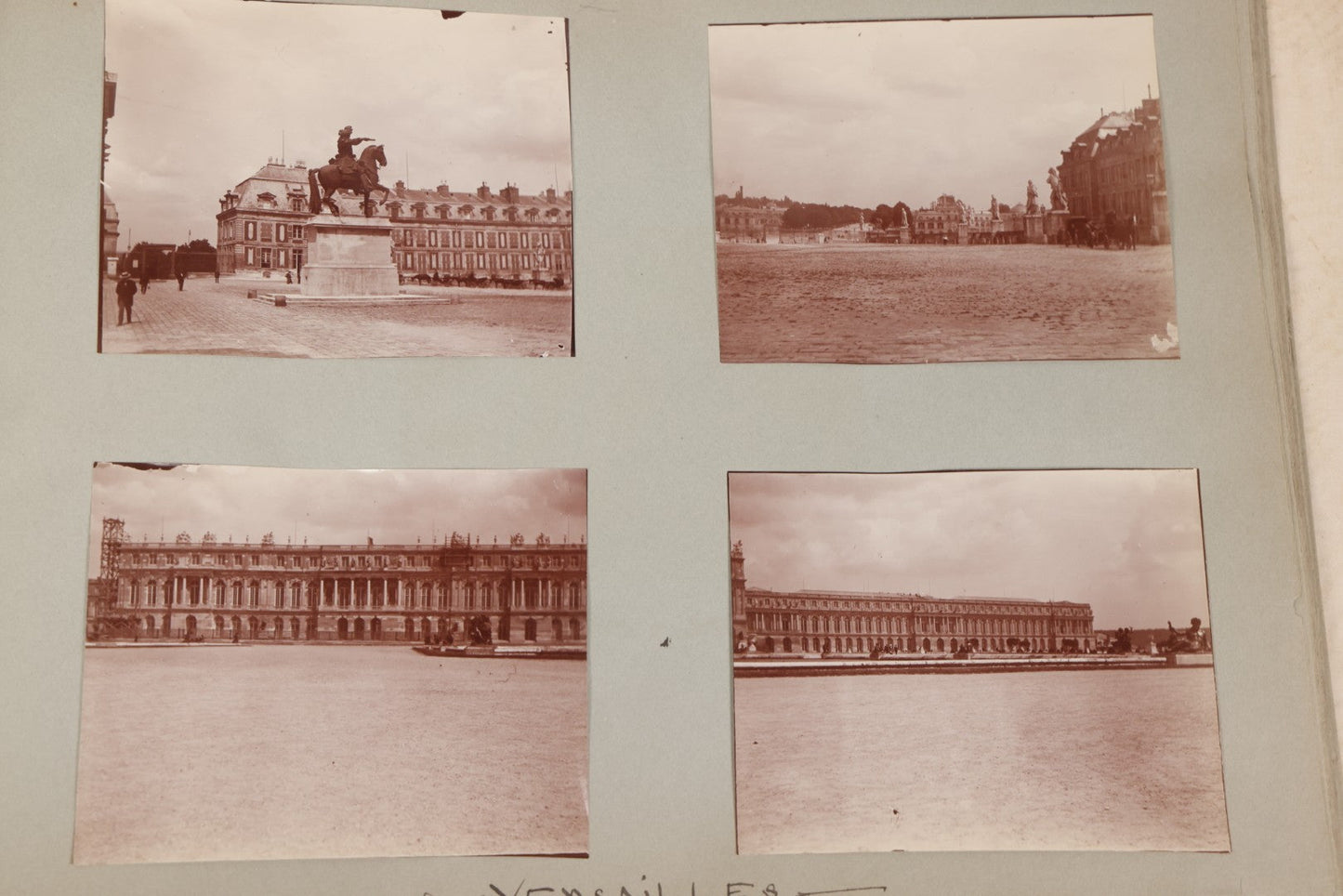 Lot 004 - Antique Snapshot Photo Album Containing 175+ Photographs Documenting A Tour Of The Mediterranean, Spring 1899, Including Photos Aboard The S.S. Aller (German), In And Around Italy, Monte Carlo, France, And Spain