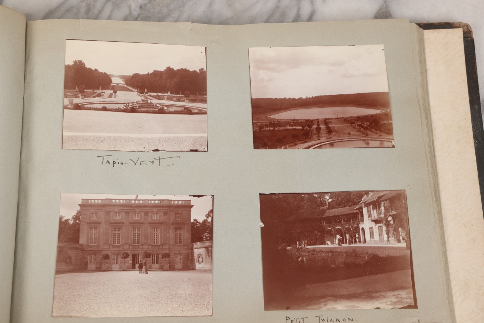 Lot 004 - Antique Snapshot Photo Album Containing 175+ Photographs Documenting A Tour Of The Mediterranean, Spring 1899, Including Photos Aboard The S.S. Aller (German), In And Around Italy, Monte Carlo, France, And Spain