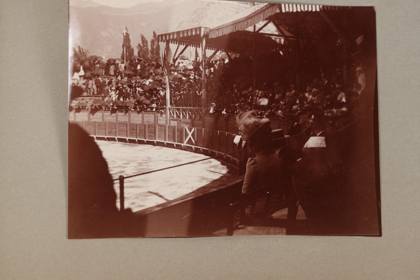 Lot 004 - Antique Snapshot Photo Album Containing 175+ Photographs Documenting A Tour Of The Mediterranean, Spring 1899, Including Photos Aboard The S.S. Aller (German), In And Around Italy, Monte Carlo, France, And Spain