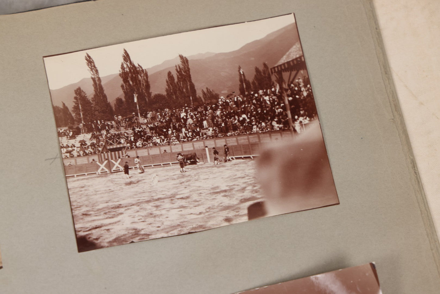 Lot 004 - Antique Snapshot Photo Album Containing 175+ Photographs Documenting A Tour Of The Mediterranean, Spring 1899, Including Photos Aboard The S.S. Aller (German), In And Around Italy, Monte Carlo, France, And Spain