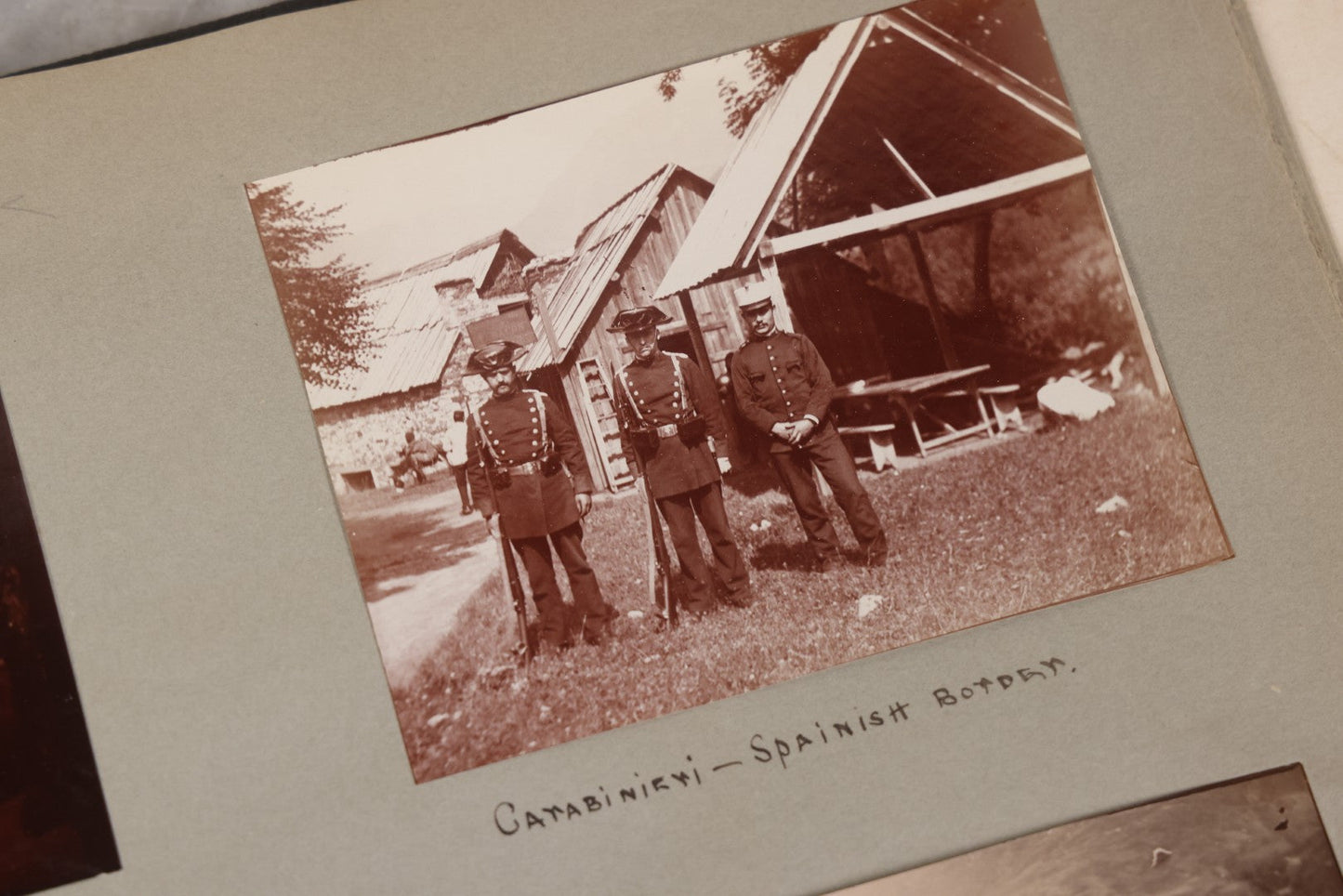 Lot 004 - Antique Snapshot Photo Album Containing 175+ Photographs Documenting A Tour Of The Mediterranean, Spring 1899, Including Photos Aboard The S.S. Aller (German), In And Around Italy, Monte Carlo, France, And Spain