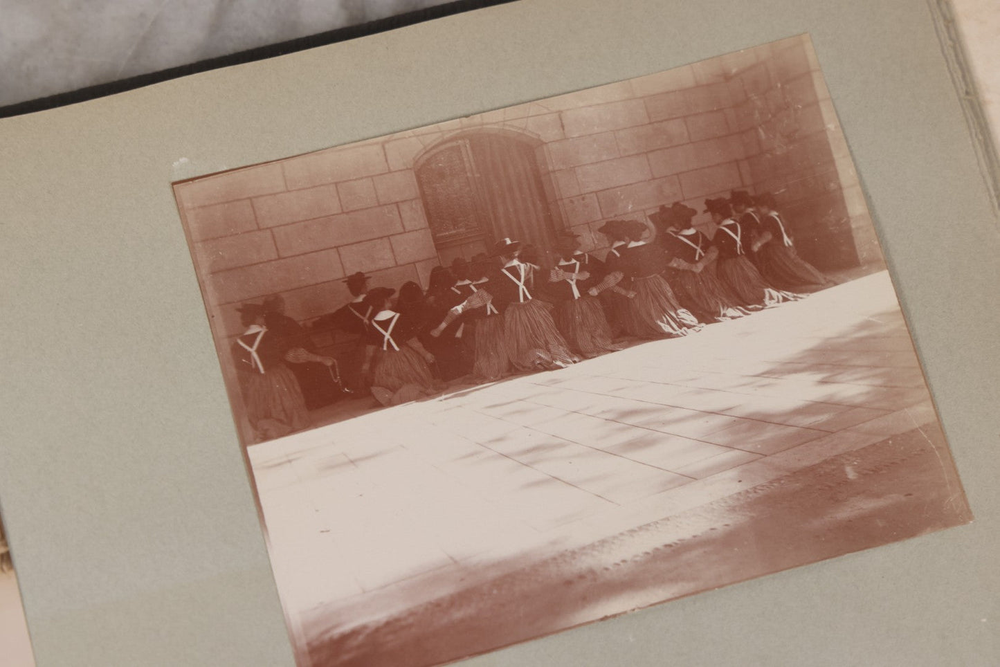 Lot 004 - Antique Snapshot Photo Album Containing 175+ Photographs Documenting A Tour Of The Mediterranean, Spring 1899, Including Photos Aboard The S.S. Aller (German), In And Around Italy, Monte Carlo, France, And Spain