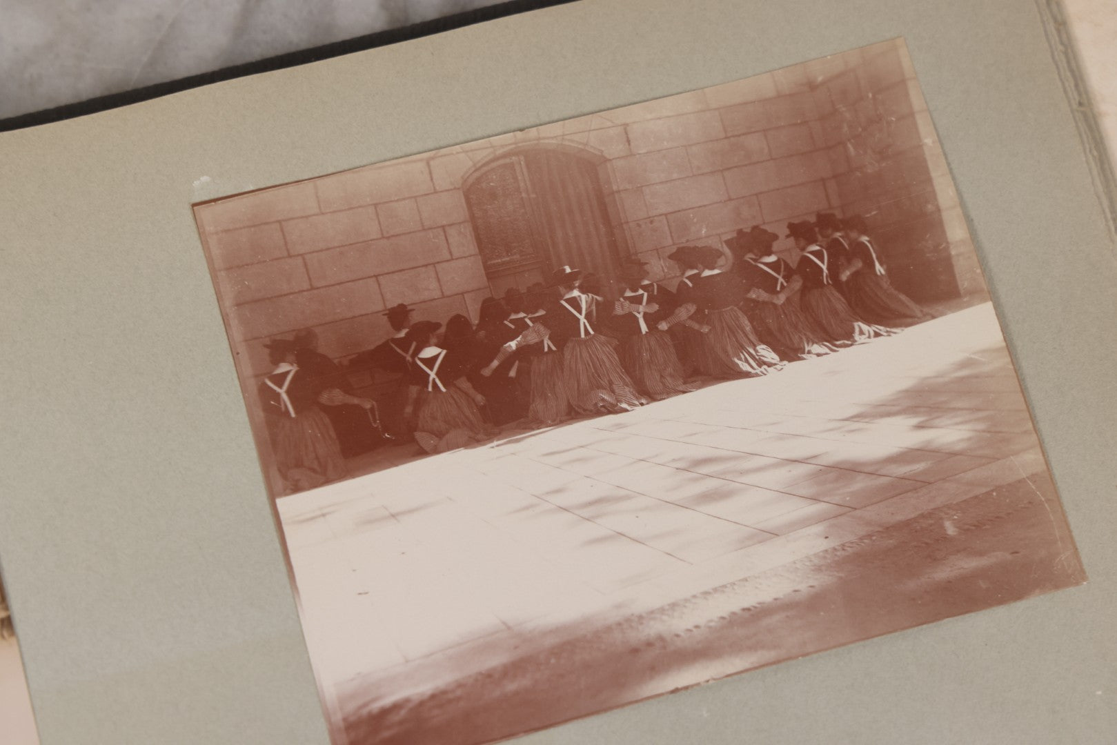 Lot 004 - Antique Snapshot Photo Album Containing 175+ Photographs Documenting A Tour Of The Mediterranean, Spring 1899, Including Photos Aboard The S.S. Aller (German), In And Around Italy, Monte Carlo, France, And Spain
