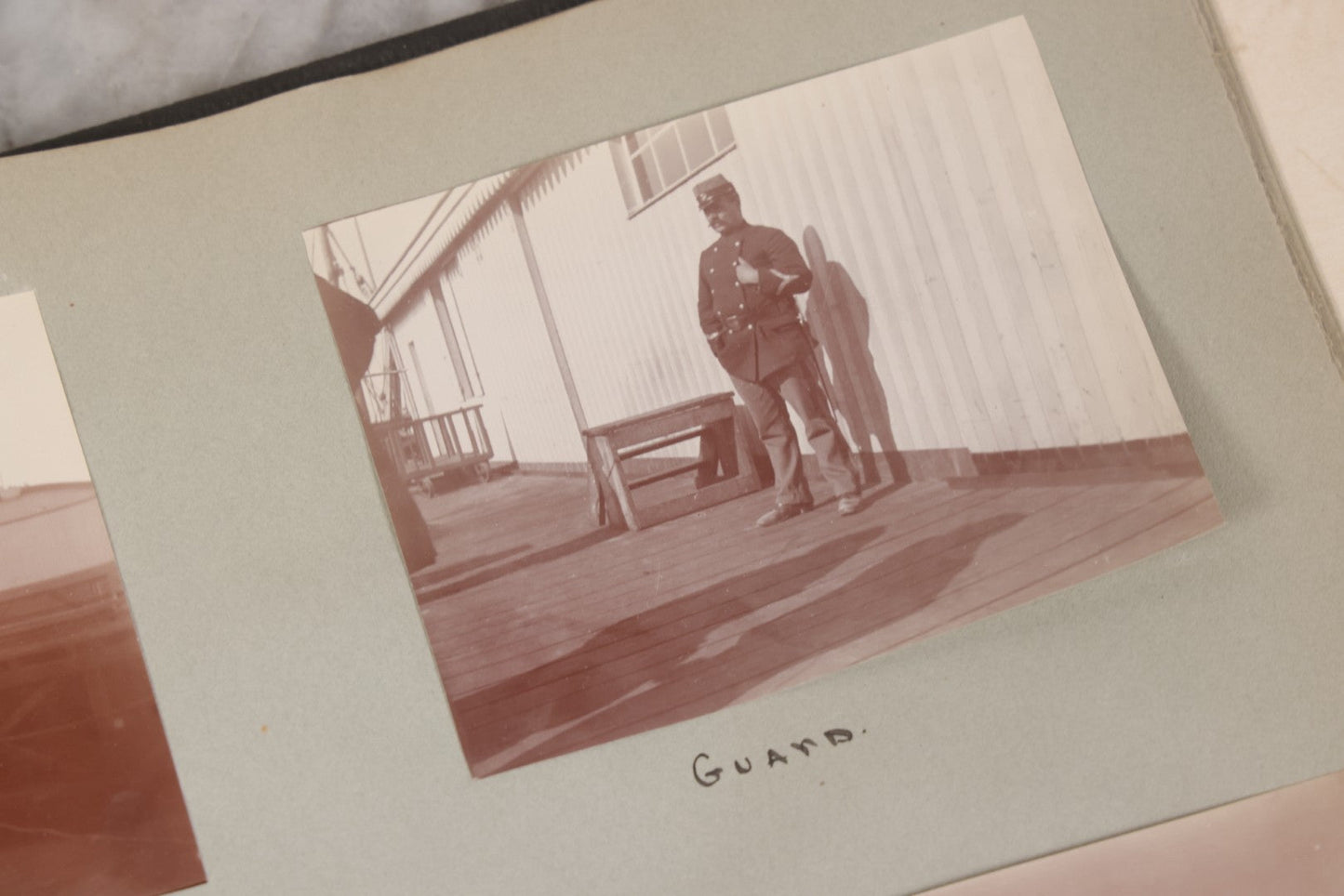 Lot 004 - Antique Snapshot Photo Album Containing 175+ Photographs Documenting A Tour Of The Mediterranean, Spring 1899, Including Photos Aboard The S.S. Aller (German), In And Around Italy, Monte Carlo, France, And Spain