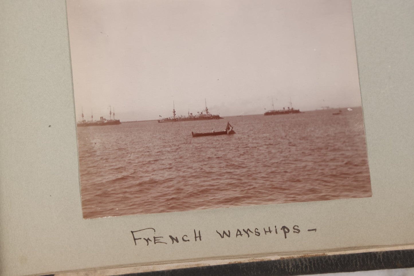 Lot 004 - Antique Snapshot Photo Album Containing 175+ Photographs Documenting A Tour Of The Mediterranean, Spring 1899, Including Photos Aboard The S.S. Aller (German), In And Around Italy, Monte Carlo, France, And Spain