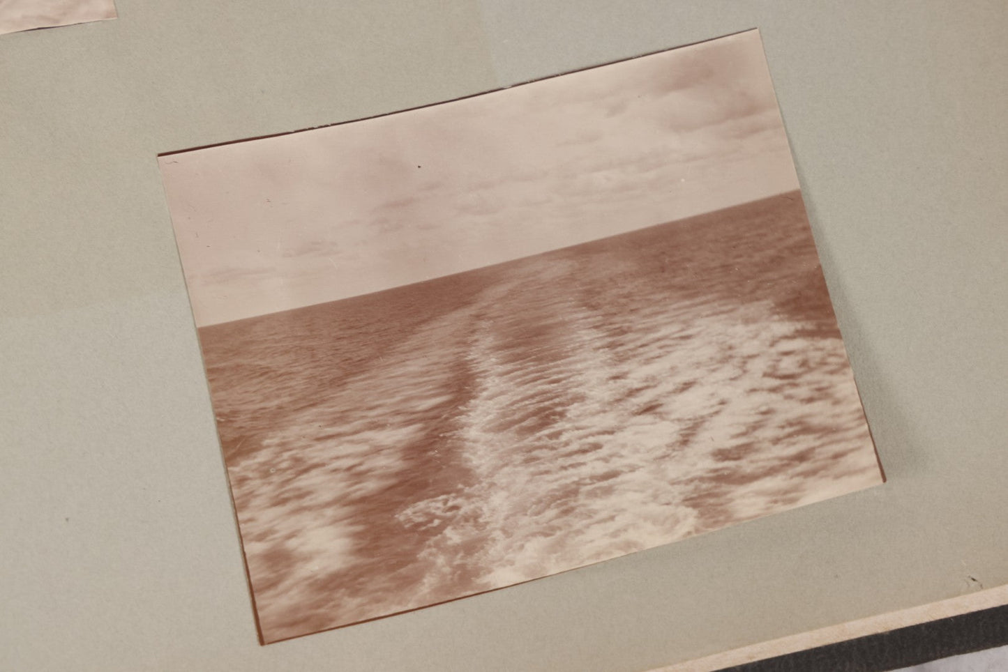 Lot 004 - Antique Snapshot Photo Album Containing 175+ Photographs Documenting A Tour Of The Mediterranean, Spring 1899, Including Photos Aboard The S.S. Aller (German), In And Around Italy, Monte Carlo, France, And Spain