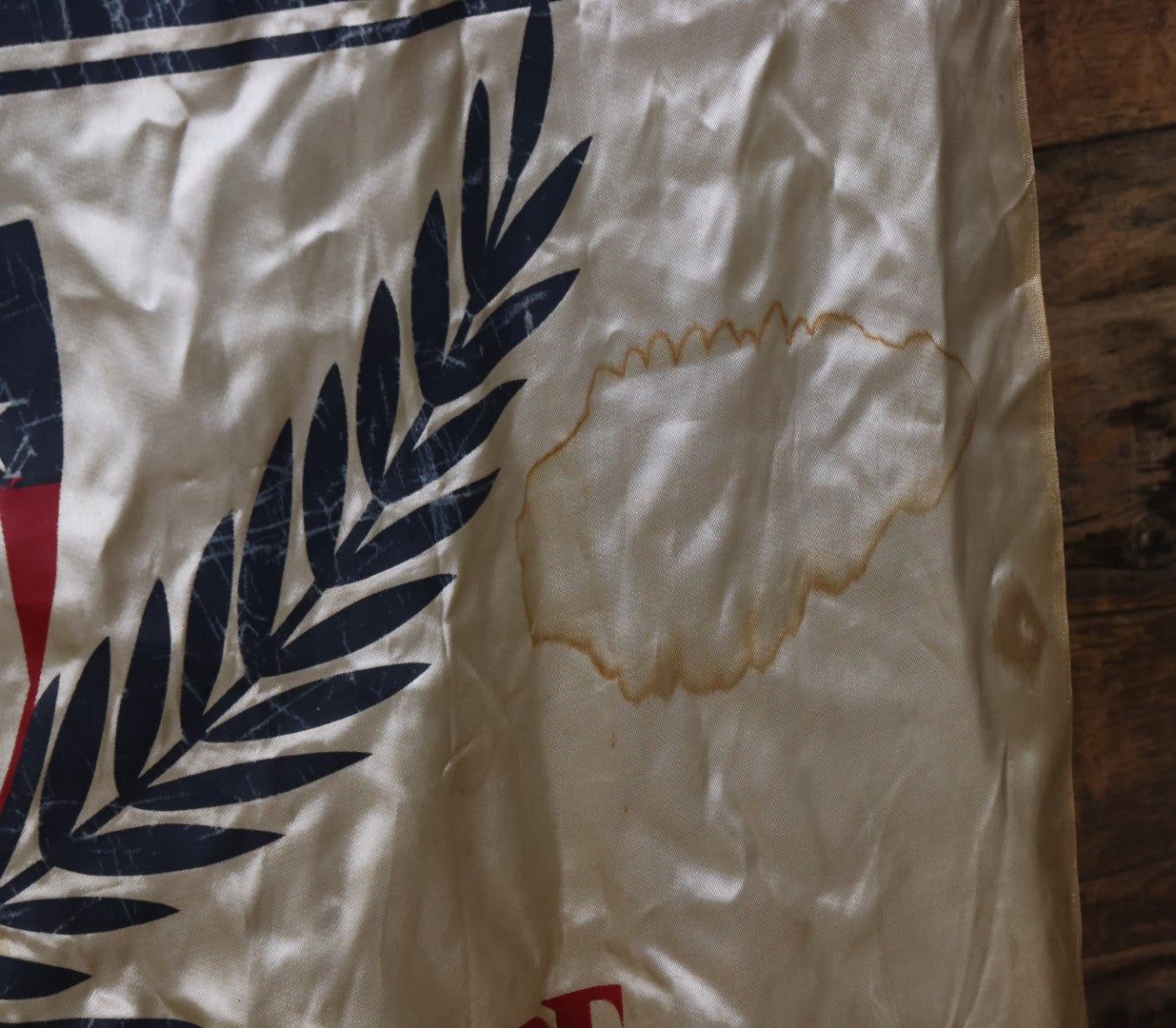 Lot 006 - Vintage Silk Screened Patriotic Political Banner Celebrating 164 Years Of Independence, "God Bless America With The Townsend Plan," Depression-Era Pension Plan, 1940, 38-3/4" x 55"