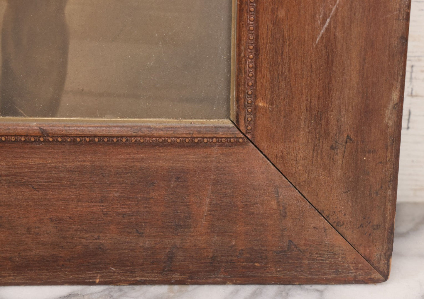 Lot 009 - Antique Hand Colored Solar Enlargement Photograph Of World War One Era British Soldier, Framed, 19-1/2" x 23-1/8"