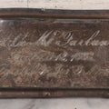 Lot 019 - Antique Silver Plate Casket Plaque For Judith McFarland, Died February 12, 1883, Aged 84 Years, 9 Months