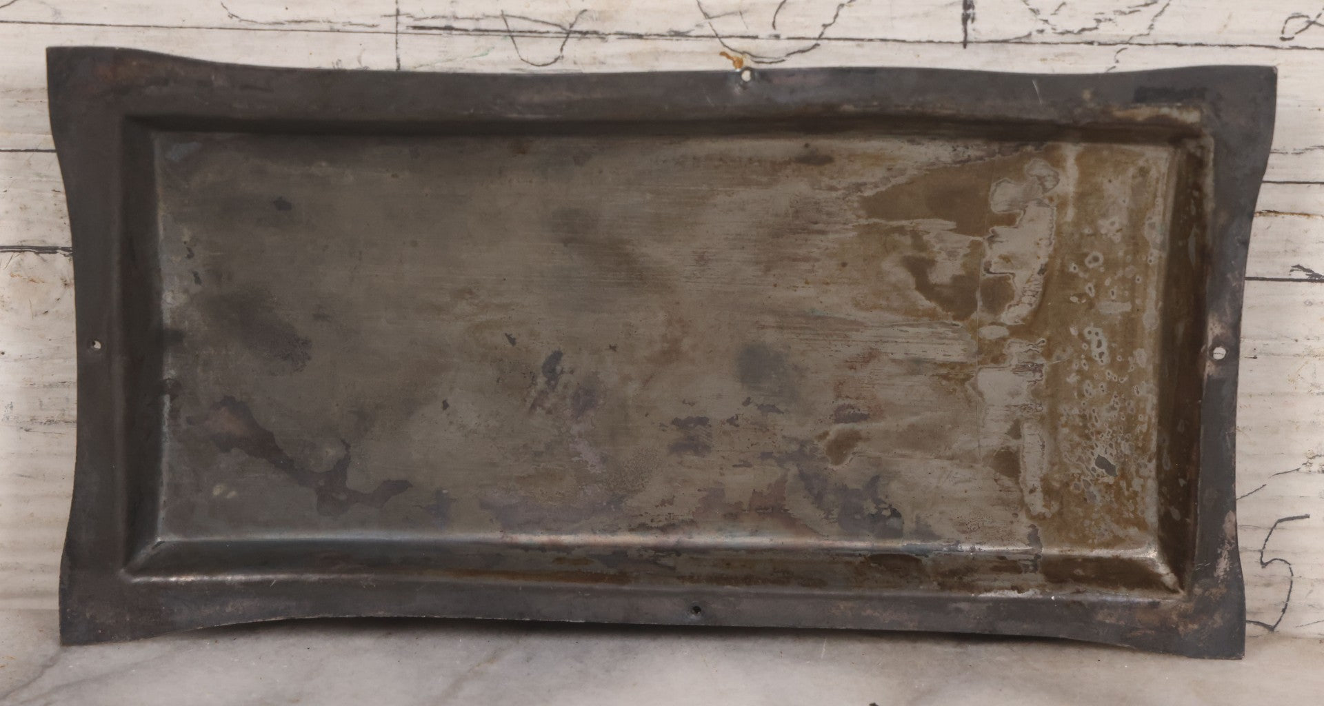 Lot 019 - Antique Silver Plate Casket Plaque For Judith McFarland, Died February 12, 1883, Aged 84 Years, 9 Months