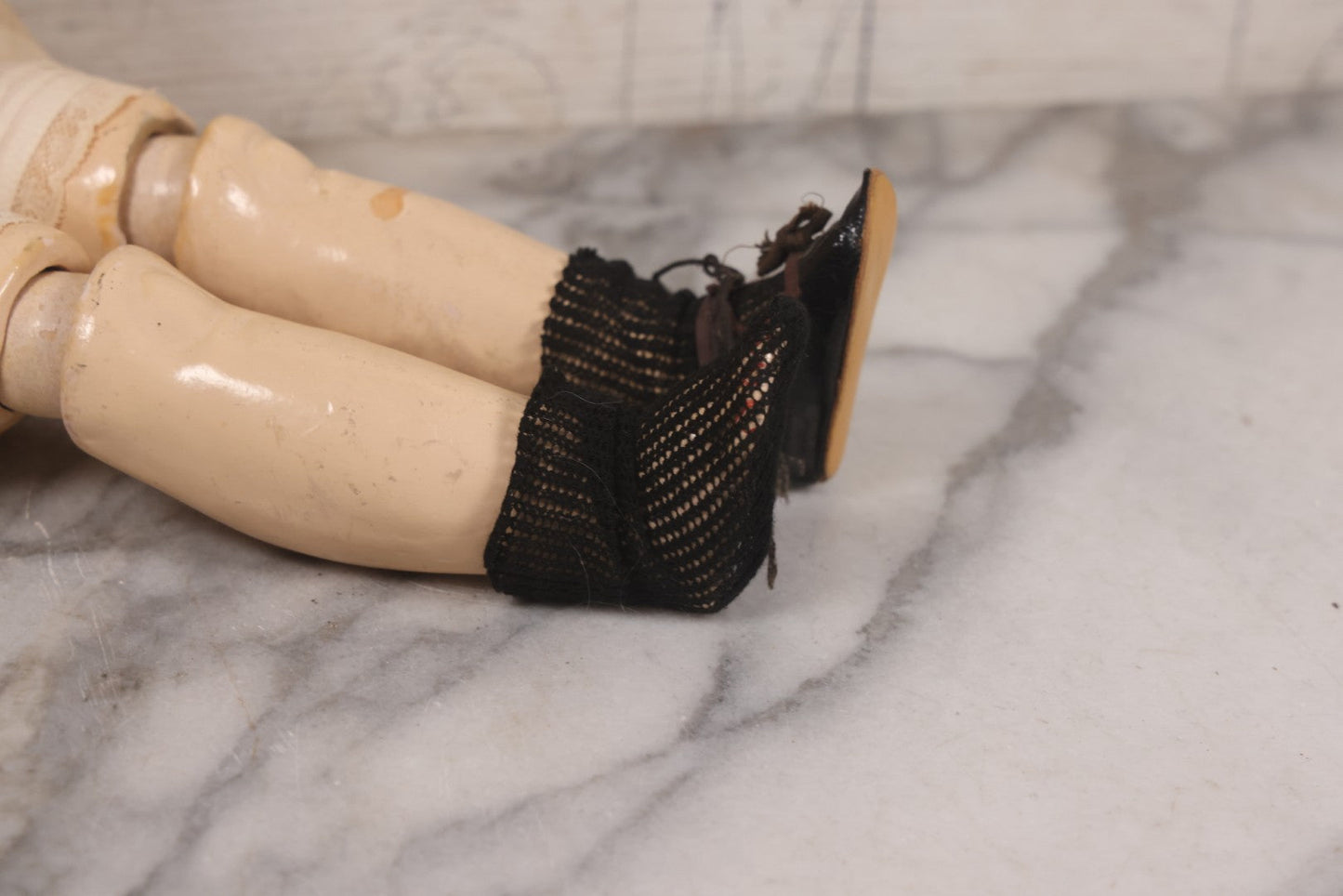 Lot 022 - Antique German Bisque Head Doll By Adolf Wislizenus, Marked "A.W. Special," Made In Germany, With Composition Body, Blonde Wig, And Clothing, Circa 1900, 24" Height