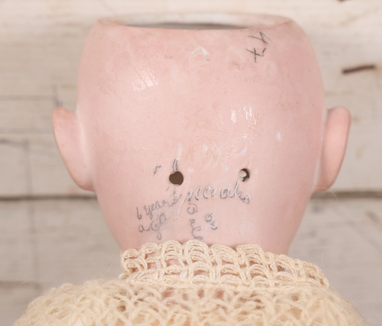 Lot 022 - Antique German Bisque Head Doll By Adolf Wislizenus, Marked "A.W. Special," Made In Germany, With Composition Body, Blonde Wig, And Clothing, Circa 1900, 24" Height