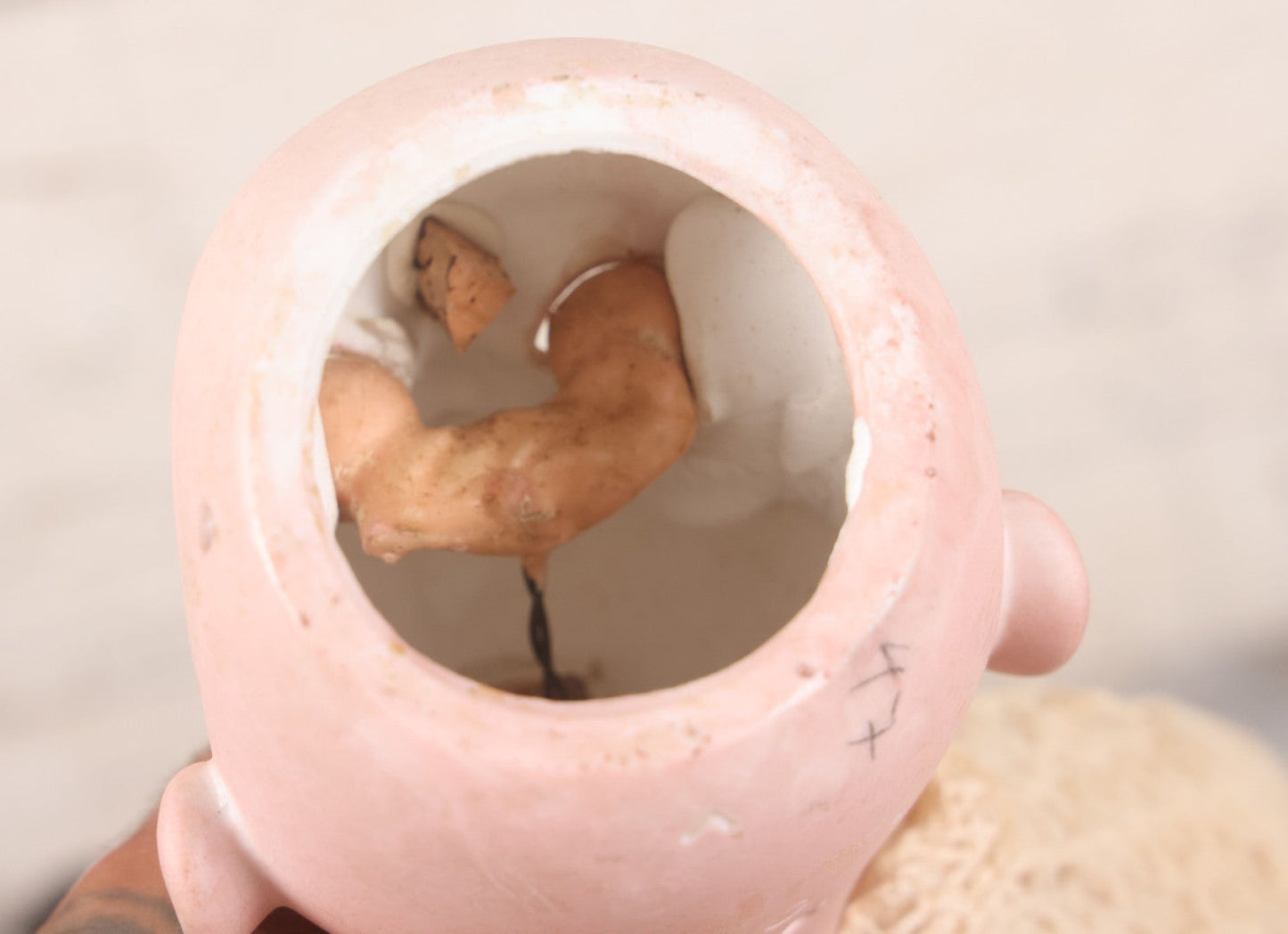 Lot 022 - Antique German Bisque Head Doll By Adolf Wislizenus, Marked "A.W. Special," Made In Germany, With Composition Body, Blonde Wig, And Clothing, Circa 1900, 24" Height