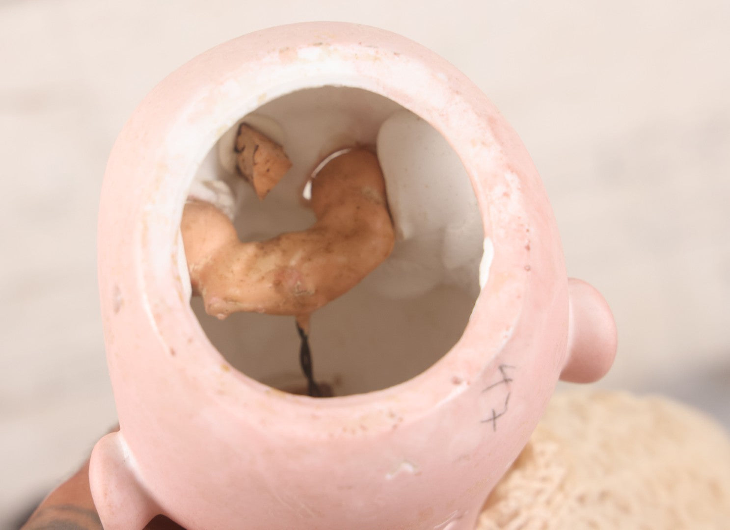 Lot 022 - Antique German Bisque Head Doll By Adolf Wislizenus, Marked "A.W. Special," Made In Germany, With Composition Body, Blonde Wig, And Clothing, Circa 1900, 24" Height