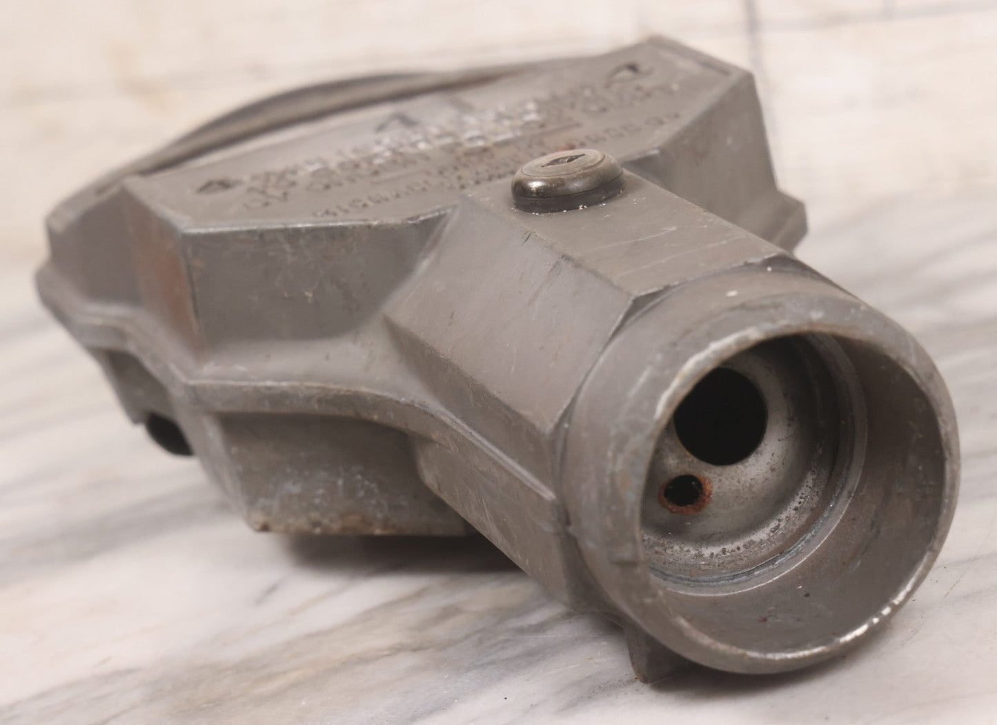 Lot 024 - Vintage Cast Metal "Mi-Co Meter" 5 Cent Parking Meter, Built By Michaels Art Bronze Co., Covington, Kentucky