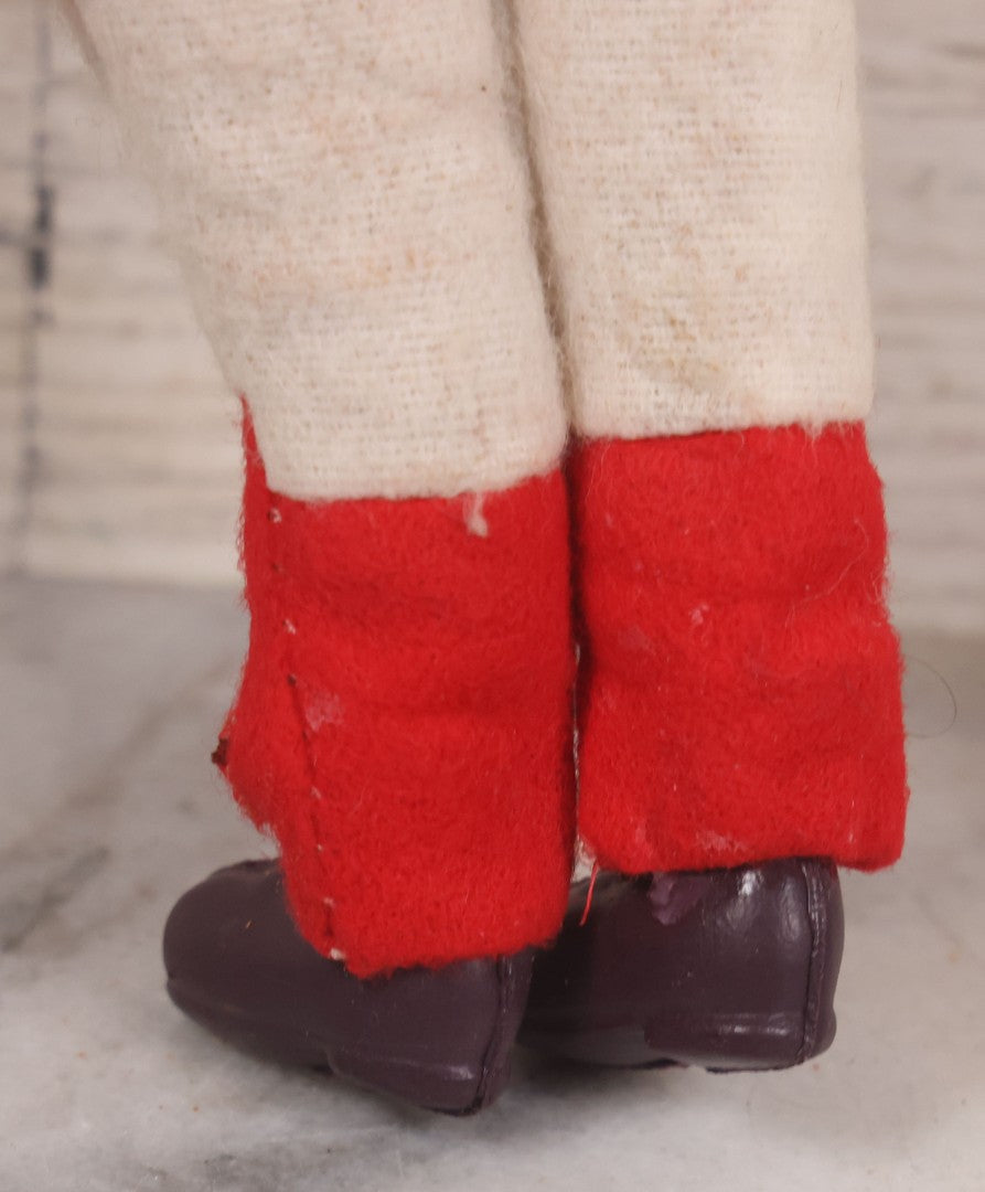 Lot 040 - Vintage Football Player Sports Doll Toy With Celluloid Head And Fabric Body, Made In Japan, 7-7/8" Height