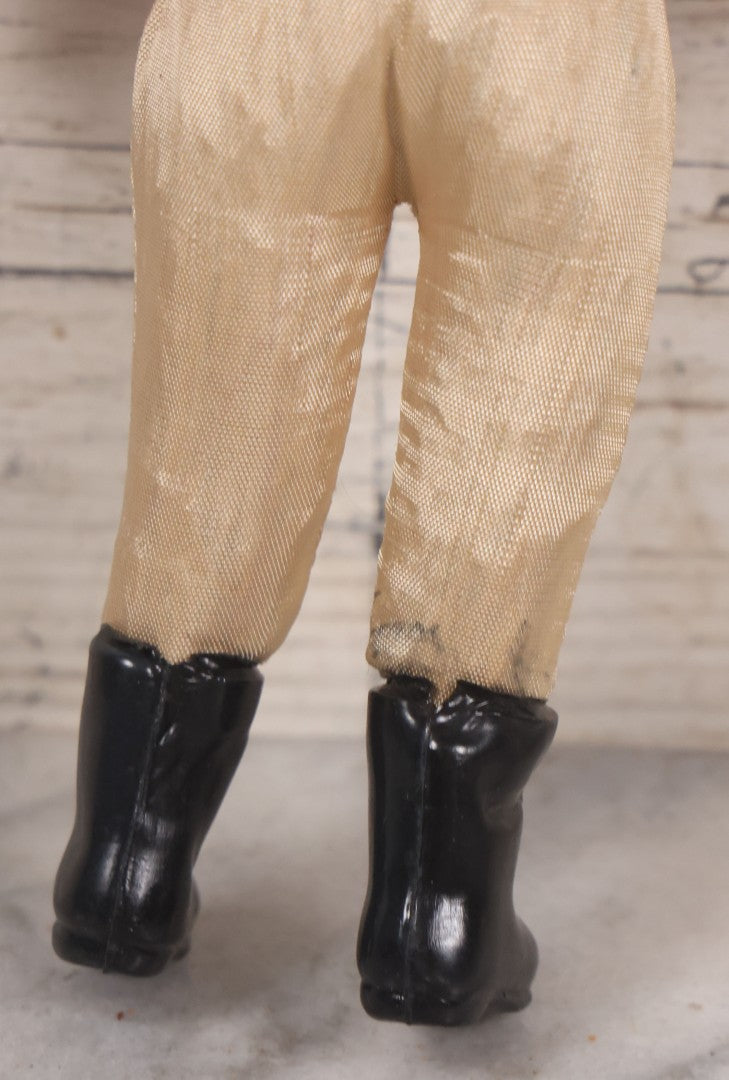 Lot 041 - Vintage Baseball Player Sports Doll Toy With Celluloid Head And Fabric Body, Made In Japan, 8" Height