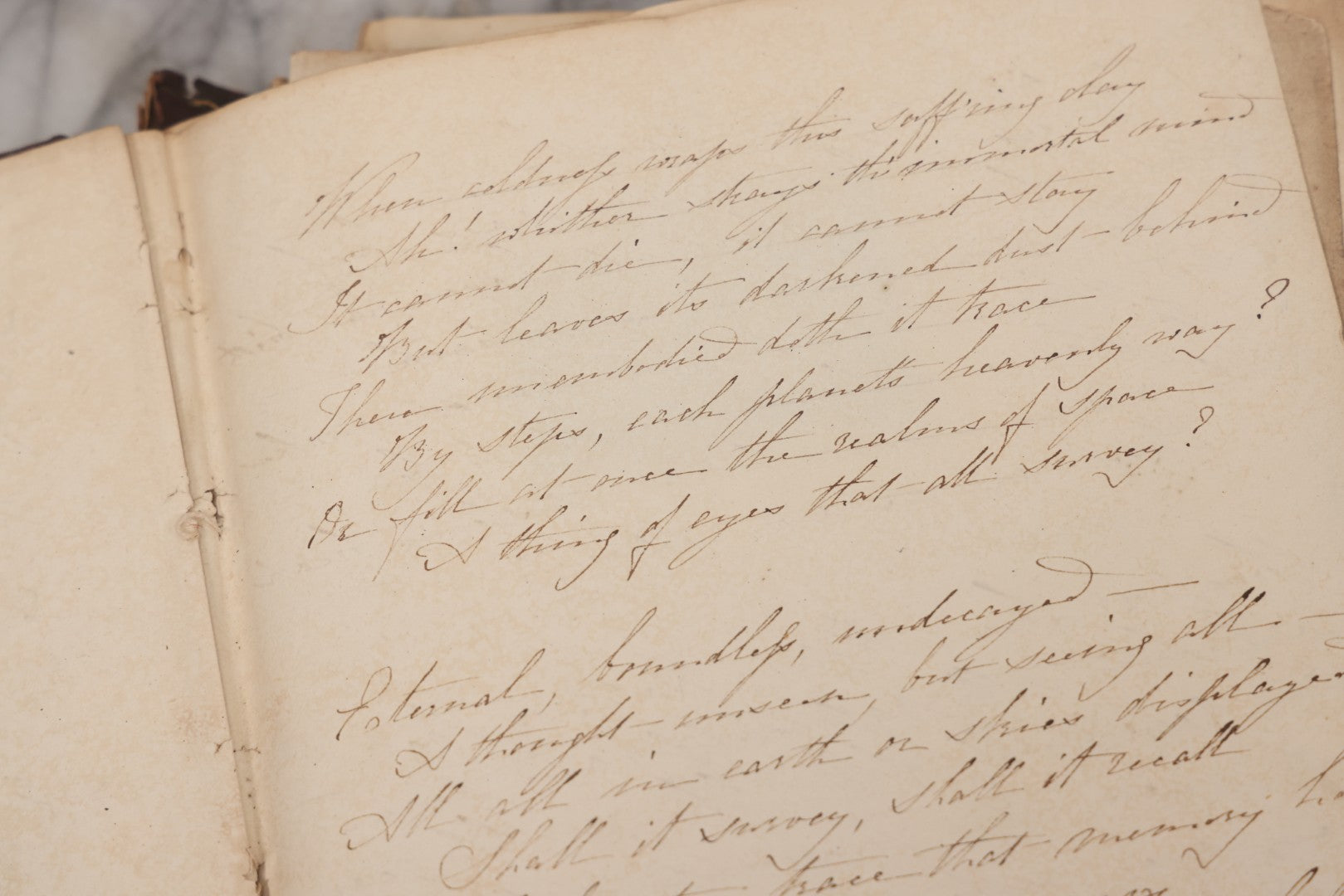 Lot 054 - Antique Early 19th Century Autograph And Poetry Album, With Dozens Of Handwritten Pages With Notes, Poems, Art, And More, Including Hand Drawn Illustrations, "Lady Of The Lake" Engravings, Etc., Circa 1828-1832