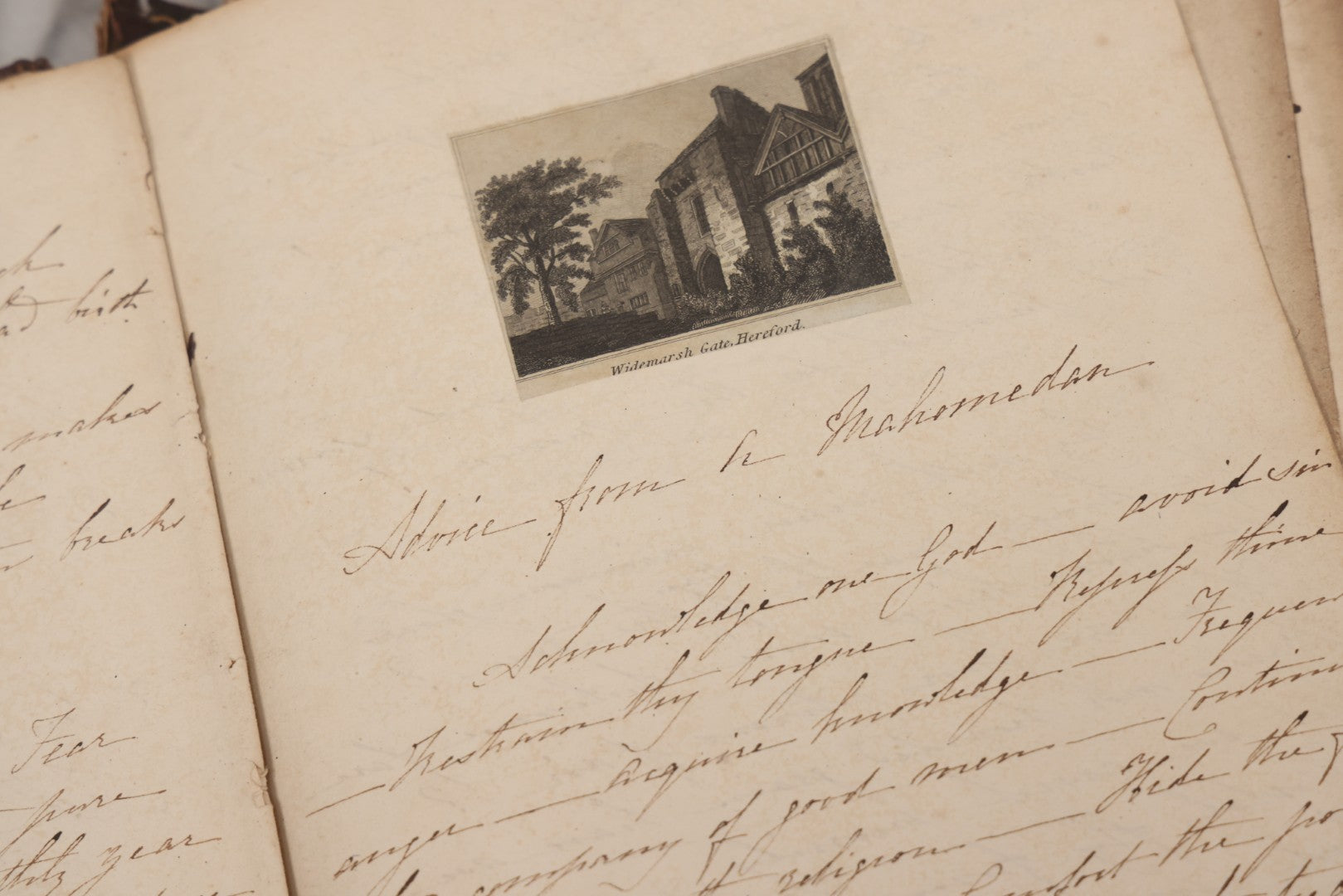 Lot 054 - Antique Early 19th Century Autograph And Poetry Album, With Dozens Of Handwritten Pages With Notes, Poems, Art, And More, Including Hand Drawn Illustrations, "Lady Of The Lake" Engravings, Etc., Circa 1828-1832