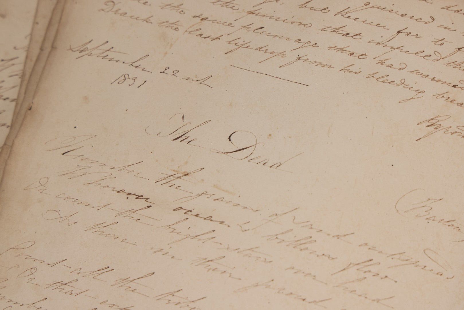 Lot 054 - Antique Early 19th Century Autograph And Poetry Album, With Dozens Of Handwritten Pages With Notes, Poems, Art, And More, Including Hand Drawn Illustrations, "Lady Of The Lake" Engravings, Etc., Circa 1828-1832