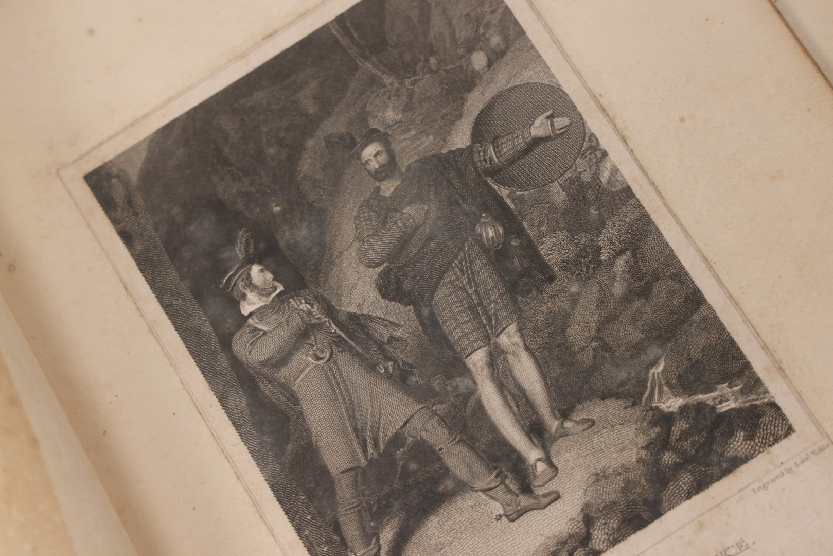 Lot 054 - Antique Early 19th Century Autograph And Poetry Album, With Dozens Of Handwritten Pages With Notes, Poems, Art, And More, Including Hand Drawn Illustrations, "Lady Of The Lake" Engravings, Etc., Circa 1828-1832