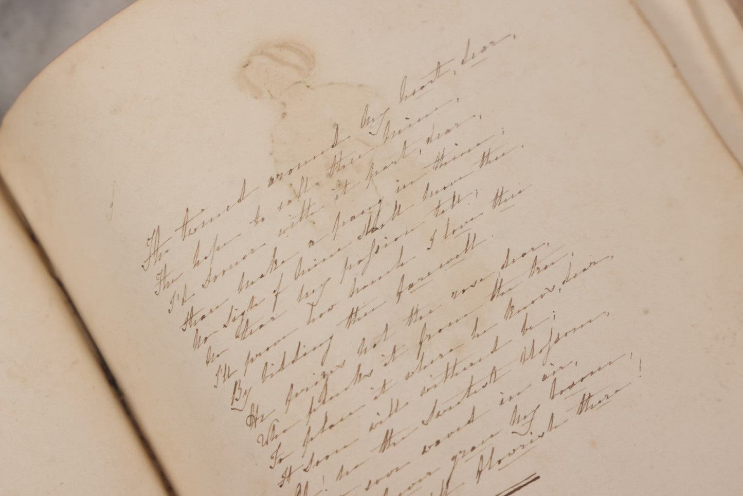 Lot 054 - Antique Early 19th Century Autograph And Poetry Album, With Dozens Of Handwritten Pages With Notes, Poems, Art, And More, Including Hand Drawn Illustrations, "Lady Of The Lake" Engravings, Etc., Circa 1828-1832