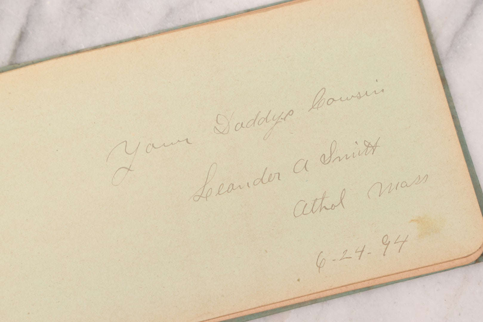 Lot 055 - Antique Victorian Autograph Album With Statue Of Liberty, New York Harbor, Hudson River Themed Embossed Gilt Cover, Cherub Flying On Bee Frontispiece, With Many Autographs From The 1890s Made In Germany