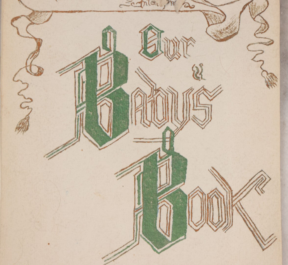 Lot 056 - Antique Original Handwritten Calligraphy Baby Book For Baby Born August 25th, 1896, Including A Lock Of Baby's Hair, Other Biographical Details