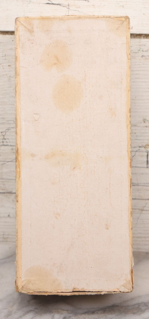 Lot 064 - Antique Cardboard Advertising Box For Bunker Hill Envelopes With Bunker Hill Monument Graphics, The Boston Linen Envelopes No. 602, Empty, Note Wear