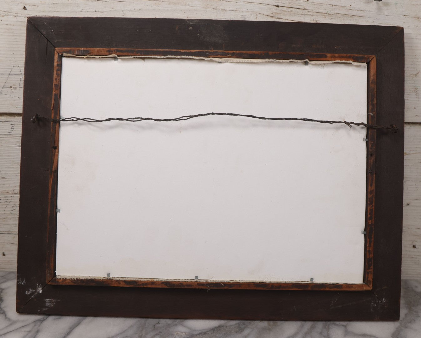 Lot 075 - Vintage Screen Printed Fabric Sign In Frame, "Notice All Persons Are Forbidden From Picking Berries, Fishing, Hunting, Or Trespassing," 17-3/4" x 13-3/4"