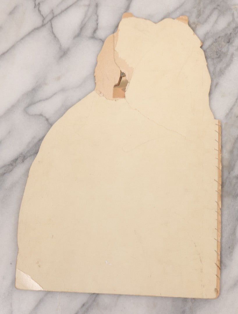 Lot 079 - Antique Lithograph Children's Book, "Cat Tales," With Die Cut Cat Shape, Published By Ernest Nester, London, And E.P. Dutton Co., New York, Printed In Bavaria, Circa 1905