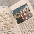 Lot 084 - Antique Children's Religious Primer Booklet, "The New England Primer" Published By S.H. Colesworthy, 1839, With Hand Colored Engravings Including John Rodgers Martyrdom