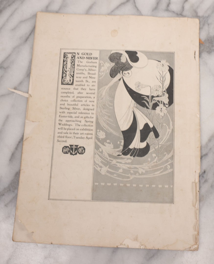 Lot 086 - "Gallery Of Players, No. 5" Antique Photographic Ephemera Booklet With Photos And Bios Of Famous Actors Of The Victorian Era, From The Illustrated American, Edited By Marwell Hall, Copyright 1895 By Lorillard Spencer, New York