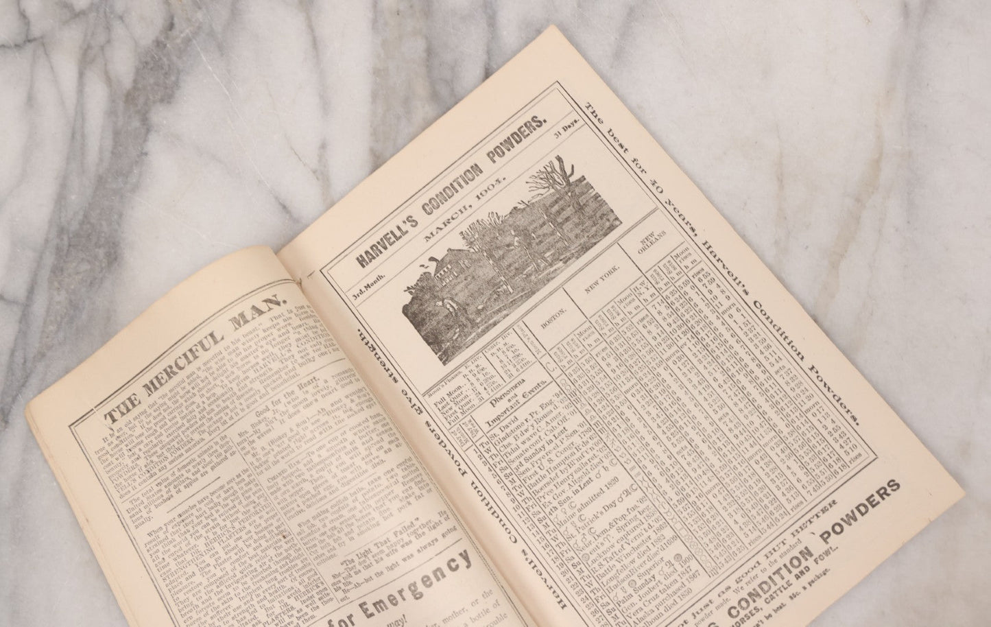 Lot 087 - Grouping Of Eight Antique Almanac Pamphlets, Including Ayer's American Almanac (1902), Swamp Root Almanac (1906), And Foley's Family Friend Almanac (1906)