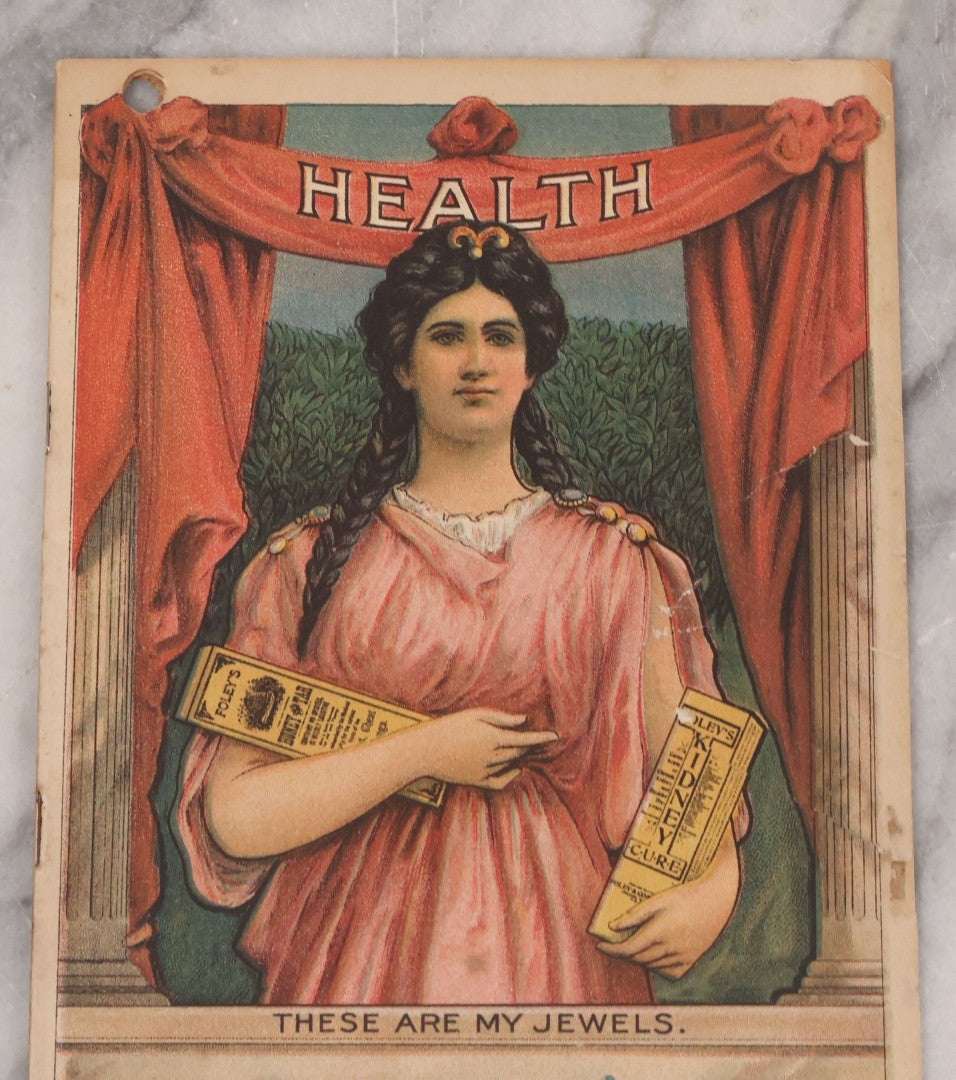 Lot 087 - Grouping Of Eight Antique Almanac Pamphlets, Including Ayer's American Almanac (1902), Swamp Root Almanac (1906), And Foley's Family Friend Almanac (1906)