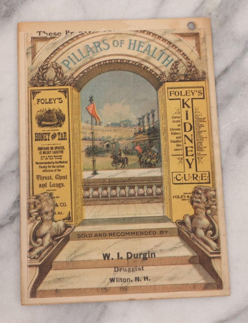 Lot 087 - Grouping Of Eight Antique Almanac Pamphlets, Including Ayer's American Almanac (1902), Swamp Root Almanac (1906), And Foley's Family Friend Almanac (1906)