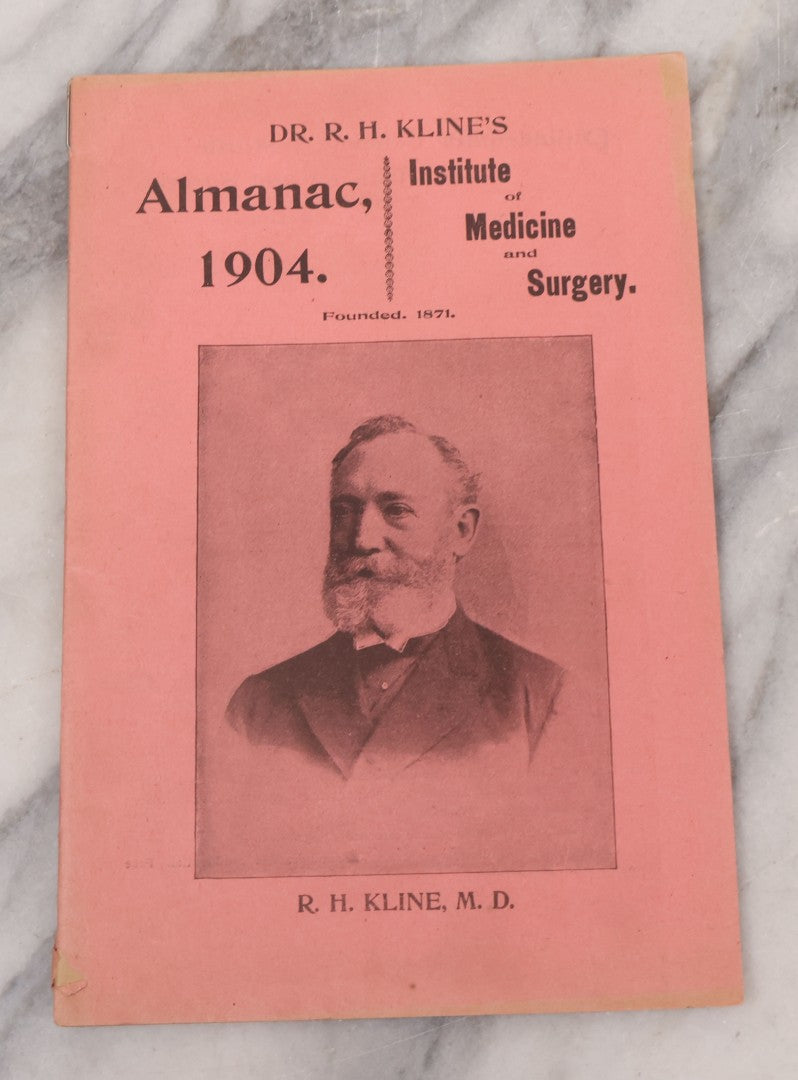 Lot 087 - Grouping Of Eight Antique Almanac Pamphlets, Including Ayer's American Almanac (1902), Swamp Root Almanac (1906), And Foley's Family Friend Almanac (1906)